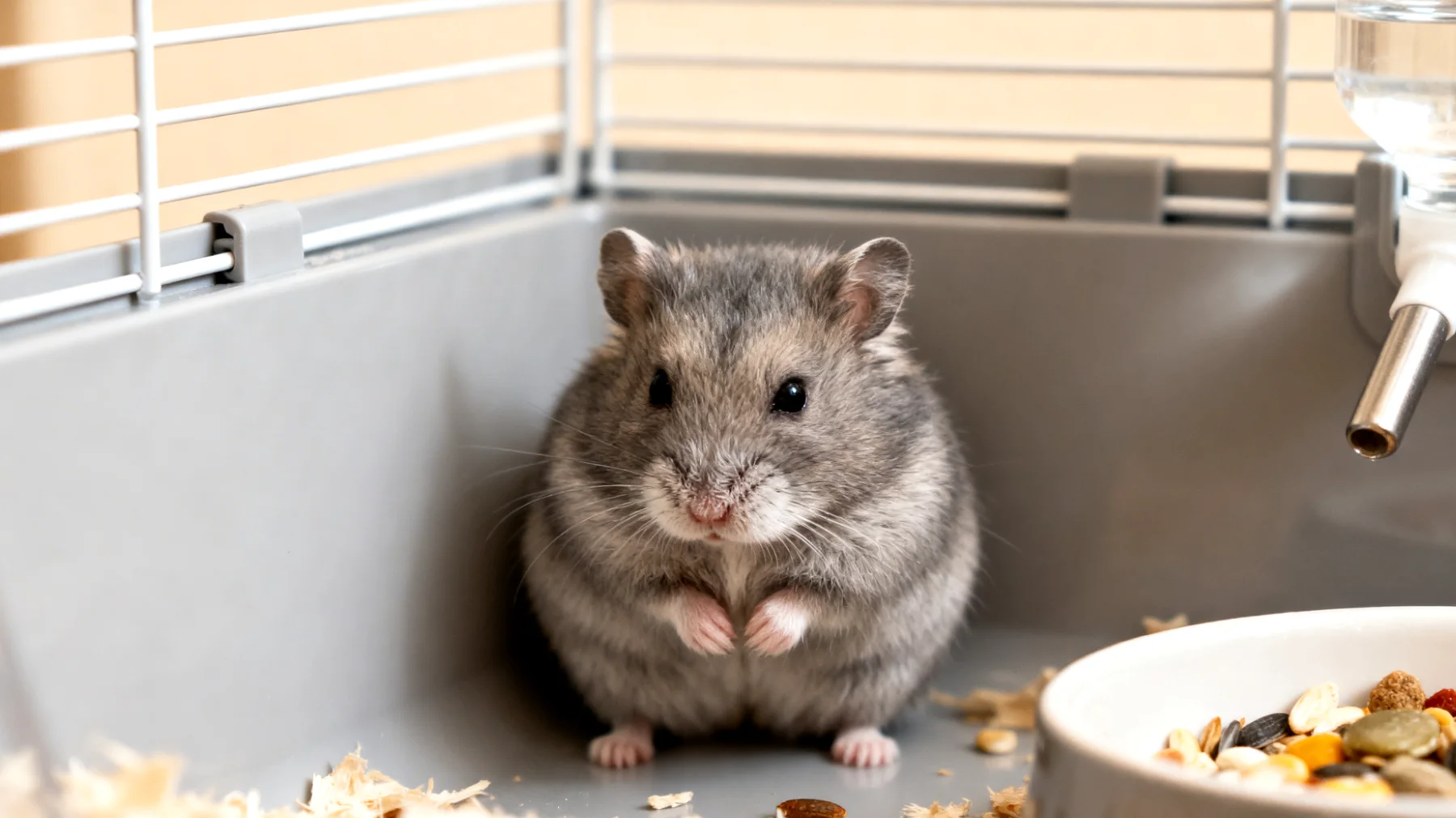 Ältere Hamster haben oft Schwierigkeiten, sich an neue Umgebungen anzupassen und zeigen erhöhten Stress bei Veränderungen während der Eingewöhnungsphase, was ihre ohnehin verkürzte Lebenserwartung beeinträchtigen kann"