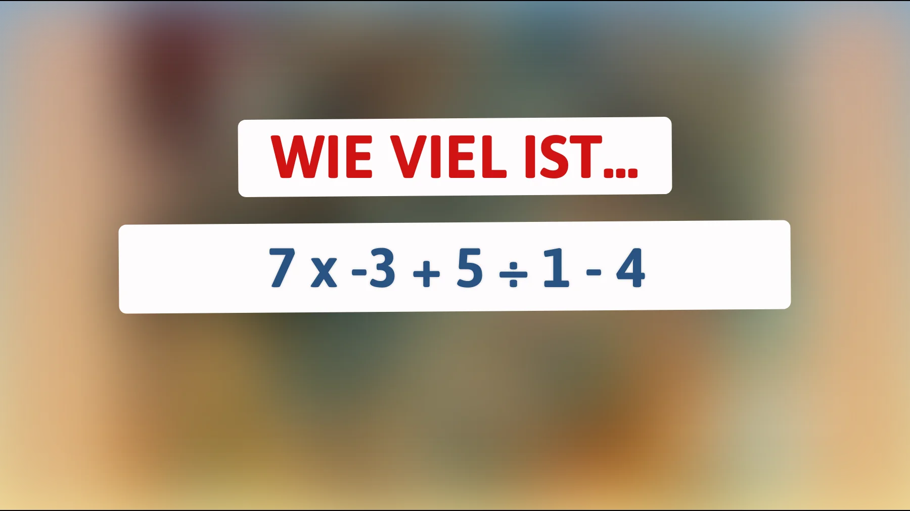 Nur für Genies: Kannst du dieses mathematische Rätsel lösen, das die meisten verzweifeln lässt?"