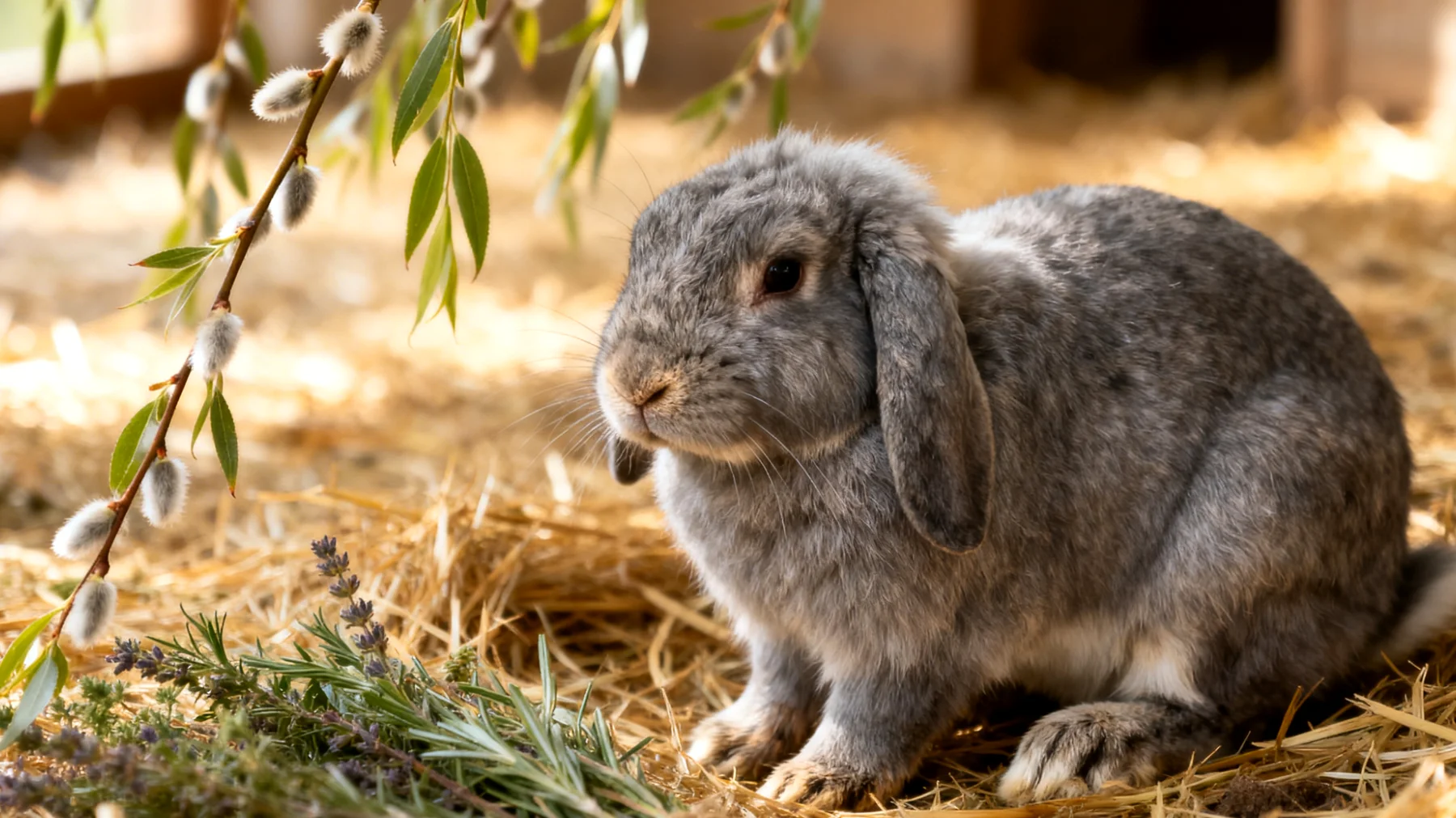 Ältere Kaninchen leiden häufig unter Arthrose und Gelenkschmerzen, die ihre Beweglichkeit einschränken. Natürliche Hausmittel wie Weidenrinde (enthält natürliche Salicylate) und entzündungshemmende Kräuter wie Teufelskralle können unterstützend wirken, um Schmerzen zu lindern und die Lebensqualität zu verbessern."